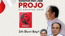 12 Tahun PROJO: Setia pada Perjuangan, Teguh dalam Prinsip, Mengawal Indonesia Maju