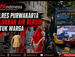 Polres Purwakarta Salurkan Air Bersih, Bantu Warga Babakancikao Penuhi Kebutuhan Dasar
